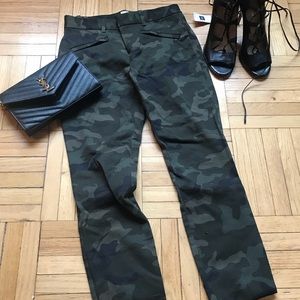 GAP camo ankle pant, 0, NWT